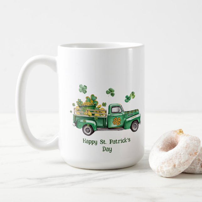 Joyeuse Mug de la Saint Patrick (Avec donut)