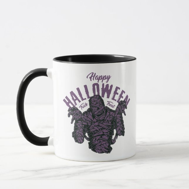 Joyeuse Mug de momie d'Halloween - Monstre Éffraya (Gauche)