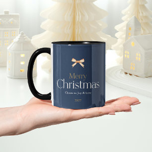 Joyeuse Mug de Noël avec Boue d'or