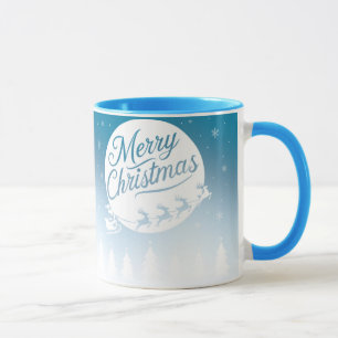 Joyeuse Mug de Noël avec renne et neige