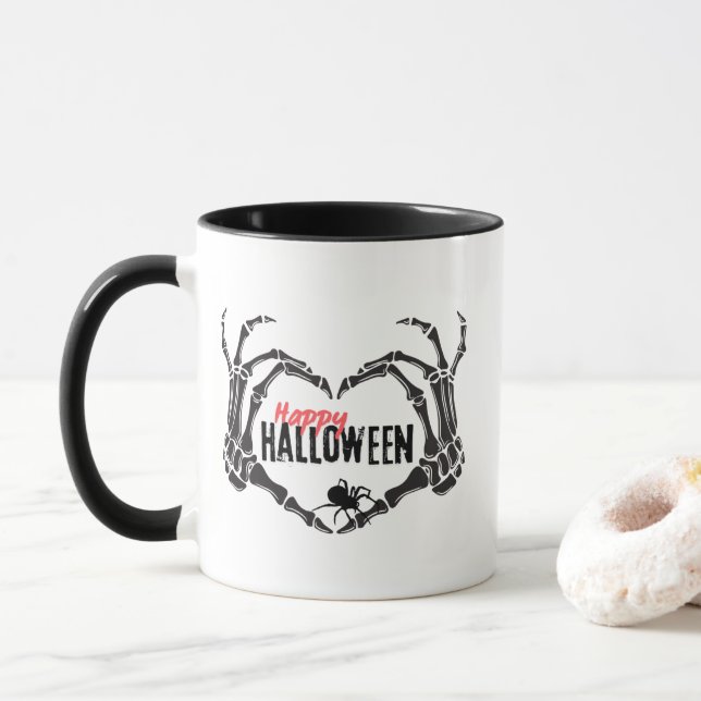 Joyeuse Mug d'Halloween (Avec donut)
