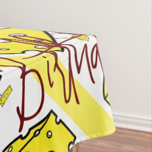 Joyeuse nappe d'anniversaire Fromage au fromage