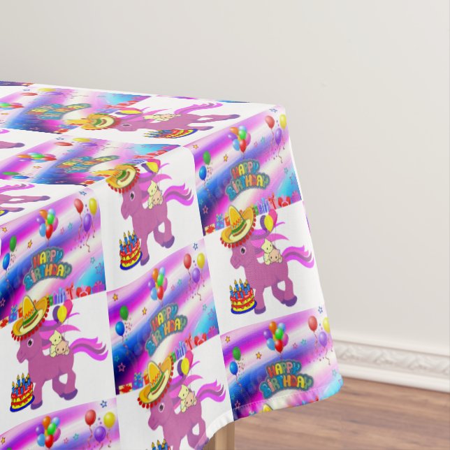 Joyeuse nappe d'anniversaire Pony (In Situ)