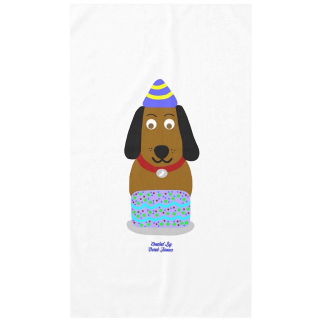 Joyeuse nappe de la tasse d'anniversaire (Devant)