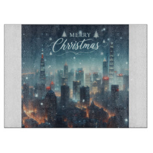 Joyeuse planche à découper Noël