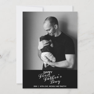 Joyeuse première fête des pères Typographie élégan