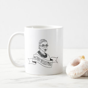 Joyeuse Resistmas tasse de Ruth Bader Ginsburg