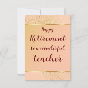 Joyeuse retraite Pasteur Docteur Enseignant Avocat