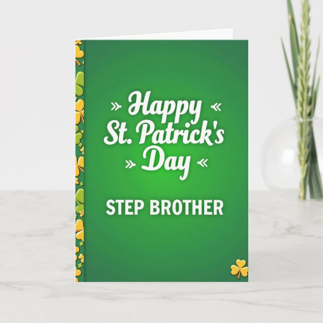 Joyeuse Saint-Patrick, beau-frère Carte (Devant)