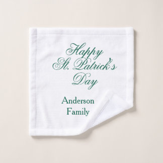 Joyeuse Saint-Patrick famille nom vert minimal