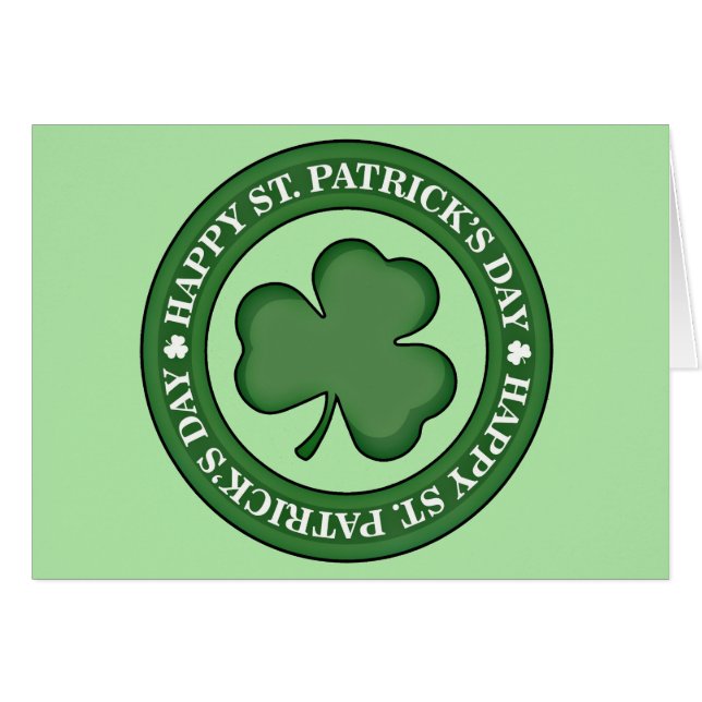 Joyeuse Saint-Patricks Day (Devant horizontal)
