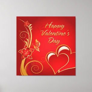 Joyeuse Saint-Valentin 3 Toile emballée