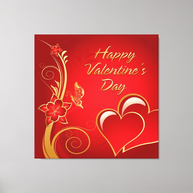 Joyeuse Saint-Valentin 3 Toile emballée (Recto)