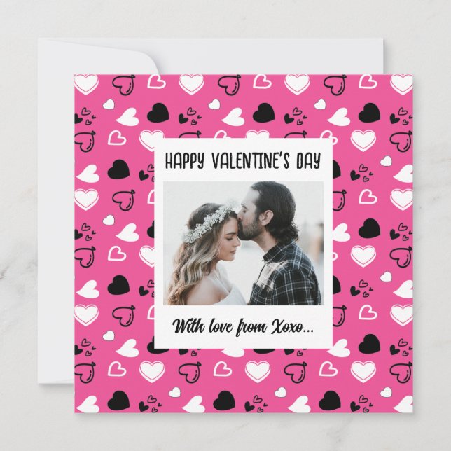 Joyeuse Saint-Valentin avec carte d'amour (Devant)