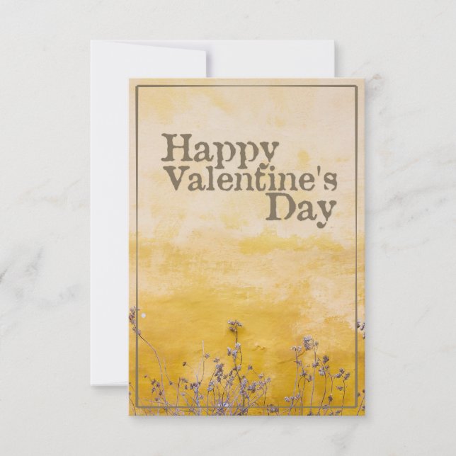 Joyeuse Saint-Valentin avec Prairie de Fleurs Vint (Devant)