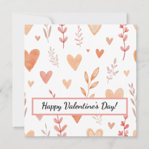 Joyeuse Saint-Valentin ! Carte de la Saint-Valenti