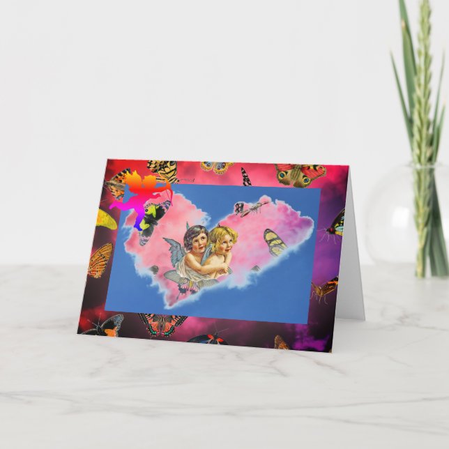 Joyeuse Saint-Valentin Carte de vœux pliée (Devant)