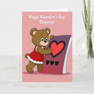 Joyeuse Saint-Valentin Carte pour Belle-Maman