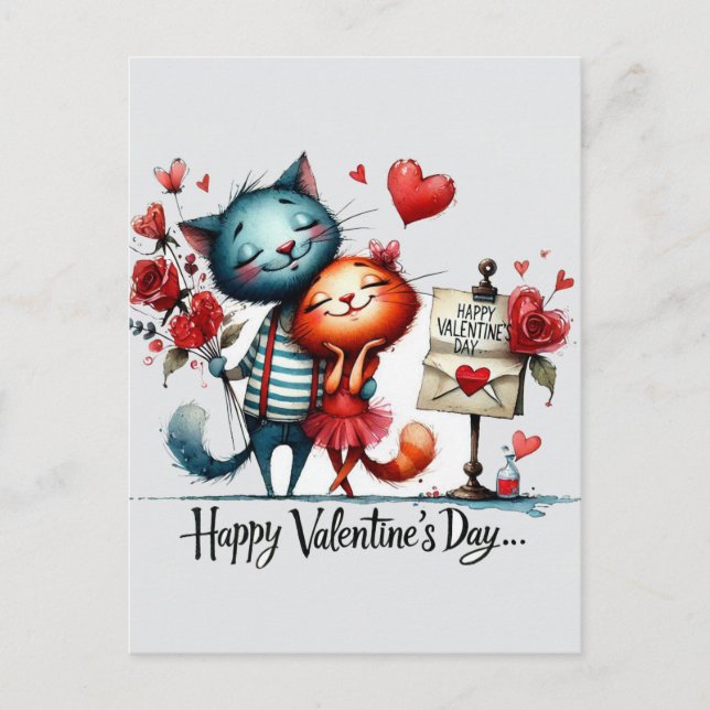 Joyeuse Saint-Valentin Cartes d'amour  (Devant)