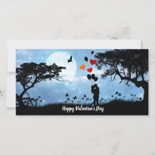 Joyeuse Saint-Valentin Couple carte plate