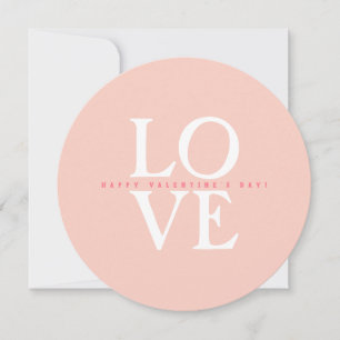 Joyeuse Saint-Valentin Élégante Carte de Vœux