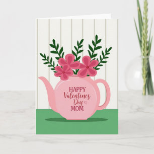 Joyeuse Saint-Valentin Maman Carte Fleur