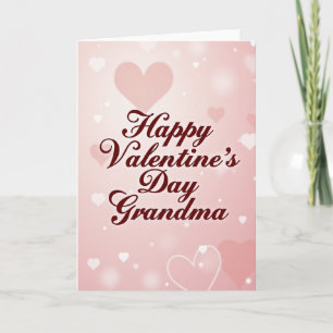 Joyeuse Saint-Valentin Mamie Carte d'amour