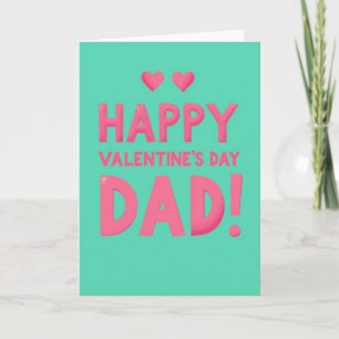 Joyeuse Saint-Valentin Papa Carte d'Amour