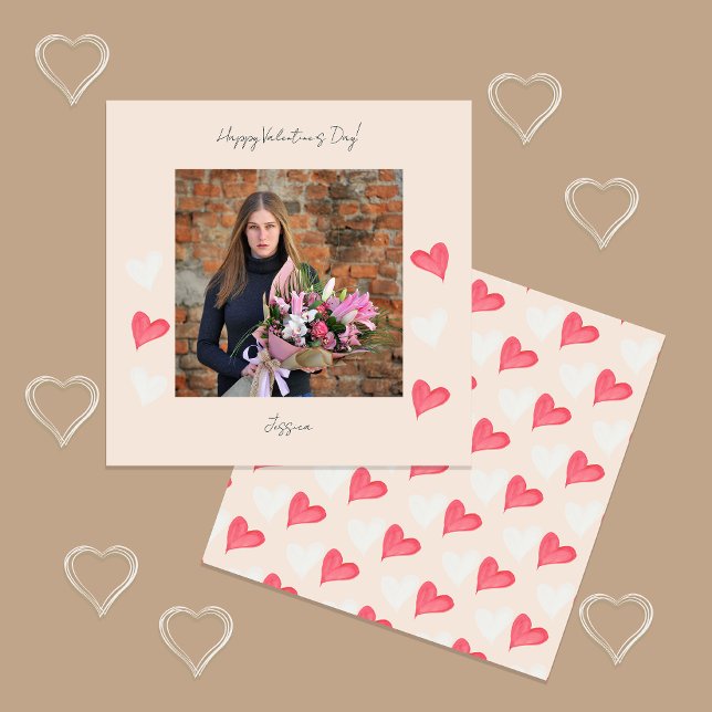 Joyeuse Saint-Valentin Photo de script moderne (Créateur téléchargé)