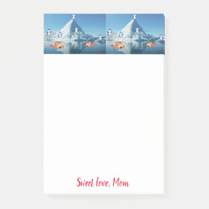 Joyeuse Saint Valentin Pingouin Note Post-it