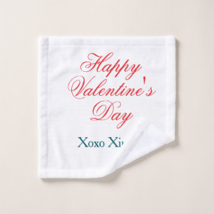 Joyeuse Saint-Valentin rouge bleu xoxo amour nom