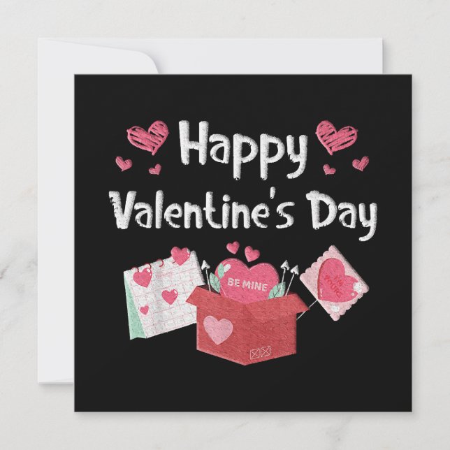Joyeuse Saint-Valentin Sois Mienne Cœurs Mignons (Devant)