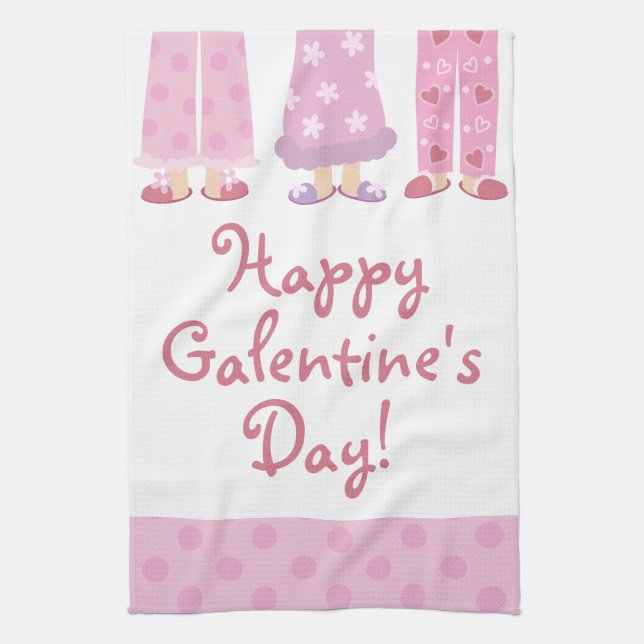 Joyeuse serviette de cuisine pour le pyjama de la  (Vertical)
