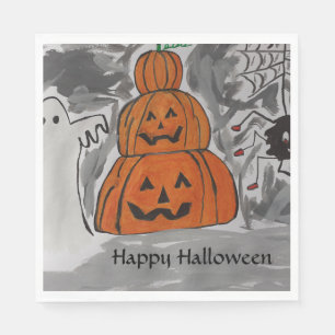 Joyeuse serviettes en papier Halloween