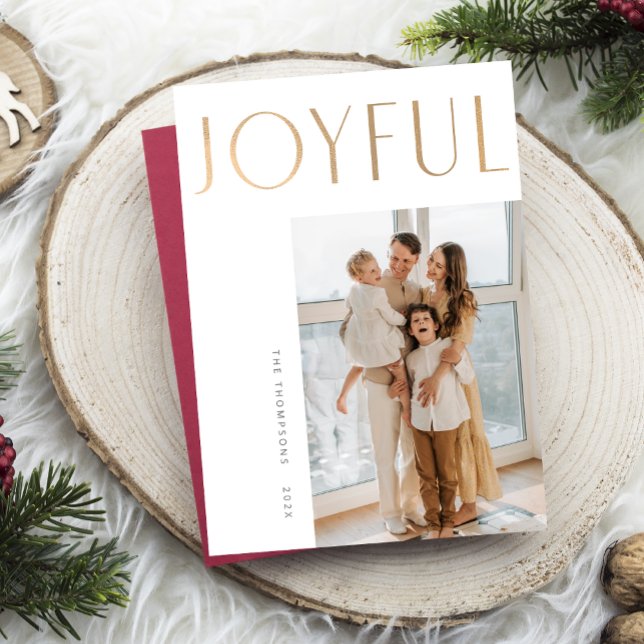Joyeuse + Simple carte de Noël Modèle (Créateur téléchargé)