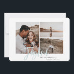 Joyeuse simple élégante carte de noël multi photo<br><div class="desc">fêtez les fêtes avec cette belle carte multi photo de noël. Avec un design élégant, propre et éditable collage photo, il a une sensation élégante, moderne, minimale. tous les détails peuvent être édités pour vos détails personnels, y compris le nom de famille, les photos et l'année pour le rendre spécial....</div>