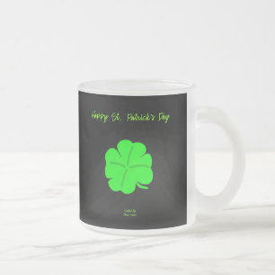 Joyeuse St. Patrick's Day Petite Mug en verre dépo