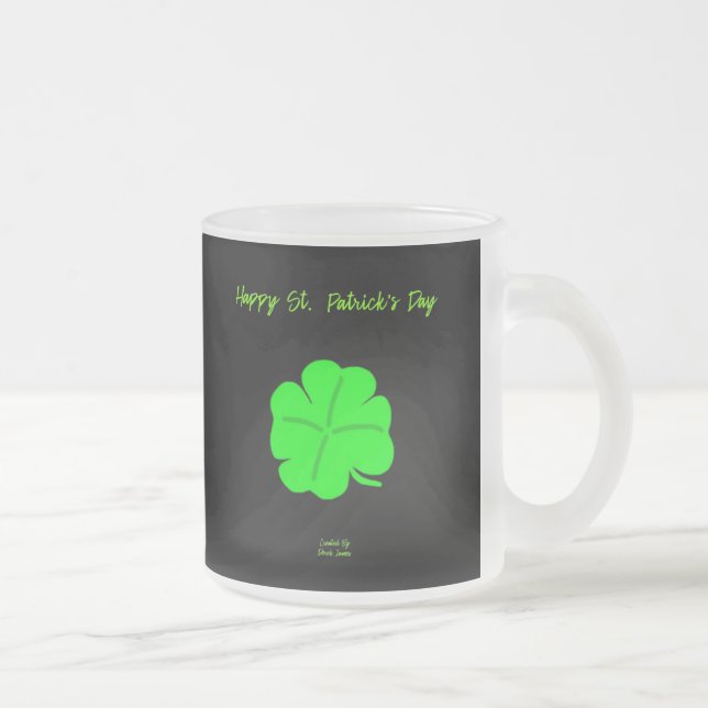 Joyeuse St. Patrick's Day Petite Mug en verre dépo (Droit)