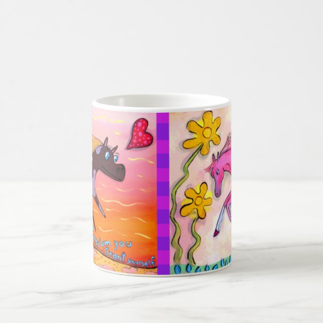 Joyeuse tasse #4 de chevaux (Centre)