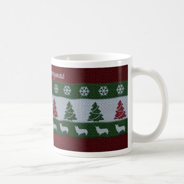 Joyeuse tasse de café de Corgmas (Droite)
