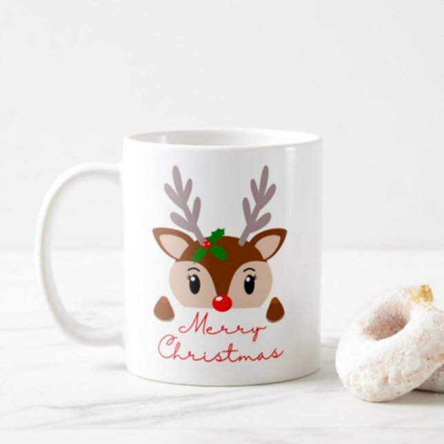 Joyeuse typographie de Noël tasse de café (Créateur téléchargé)