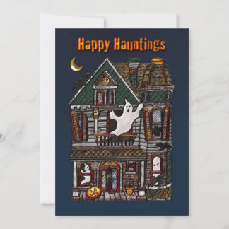 Joyeuses apparitions - Invitation de maison hantée
