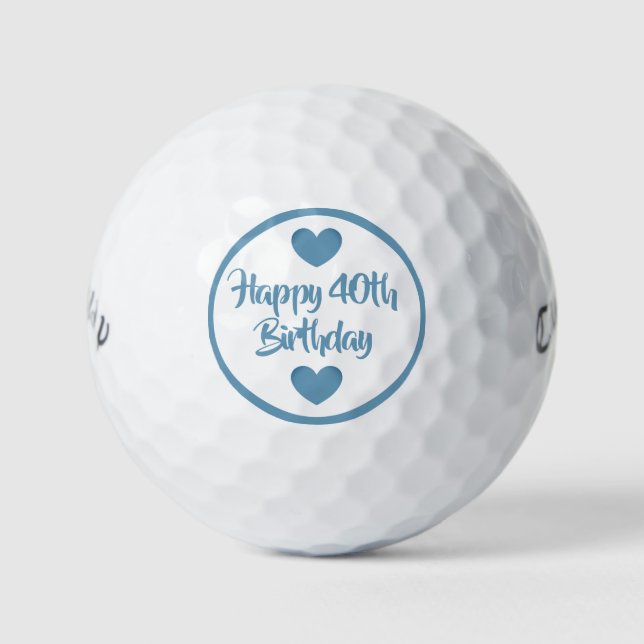 Joyeuses balles de golf du 40e anniversaire par da (Devant)
