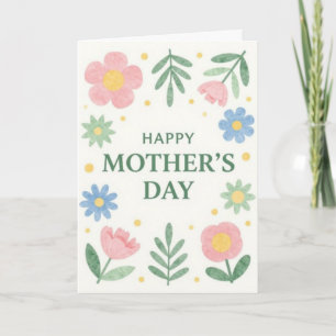 Joyeuses Bénédictions Carte de Fête des Mères