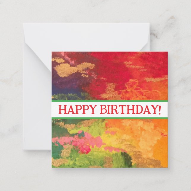 Joyeuses cartes d'anniversaire, mignonette, stock  (Devant)