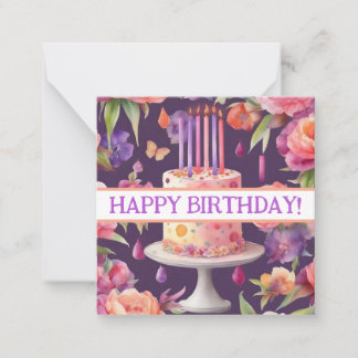 Joyeuses cartes d'anniversaire, mignonette, stock 