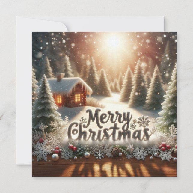 Joyeuses Cartes de voeux de Noël (Devant)