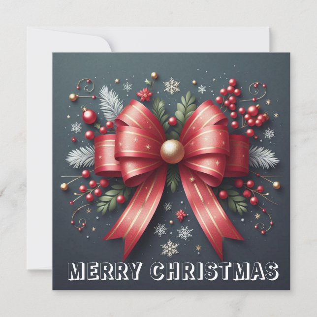 Joyeuses Cartes de voeux de Noël (Devant)