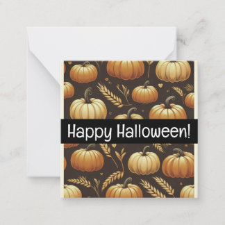 Joyeuses cartes d'halloween, mignonette, stock en