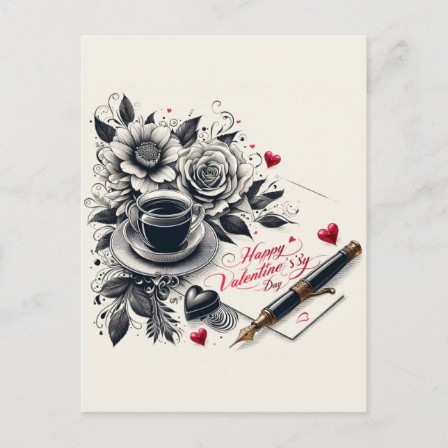 Joyeuses cartes postales de la Saint-Valentin (Devant)